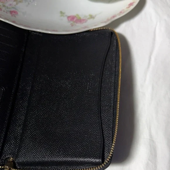 Coach Black Leather Wristlet wallet - Picture 6 of 6